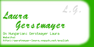laura gerstmayer business card